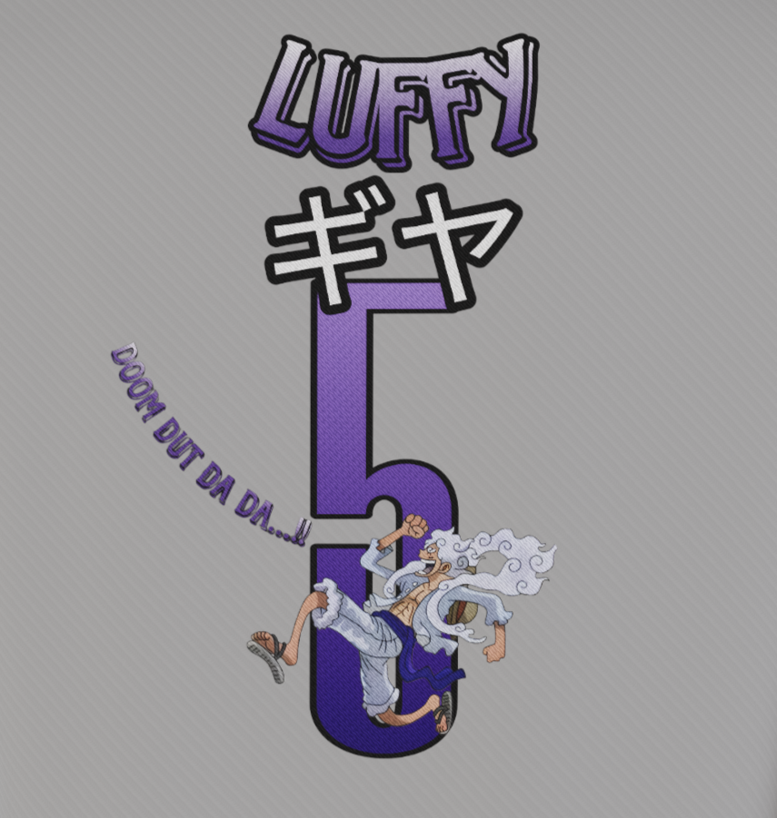 Luffy Gear 5 Oversized Classic T-Shirt