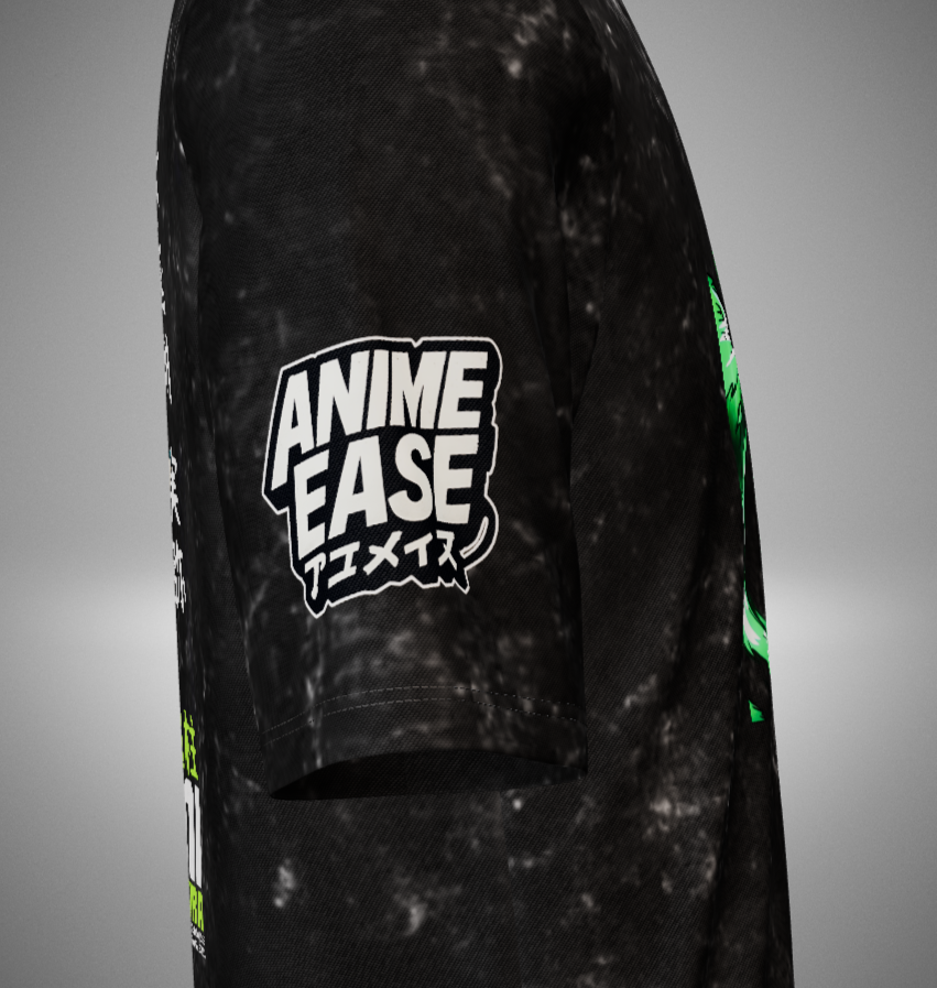 Wind Hashira Acid Washed T-Shirt