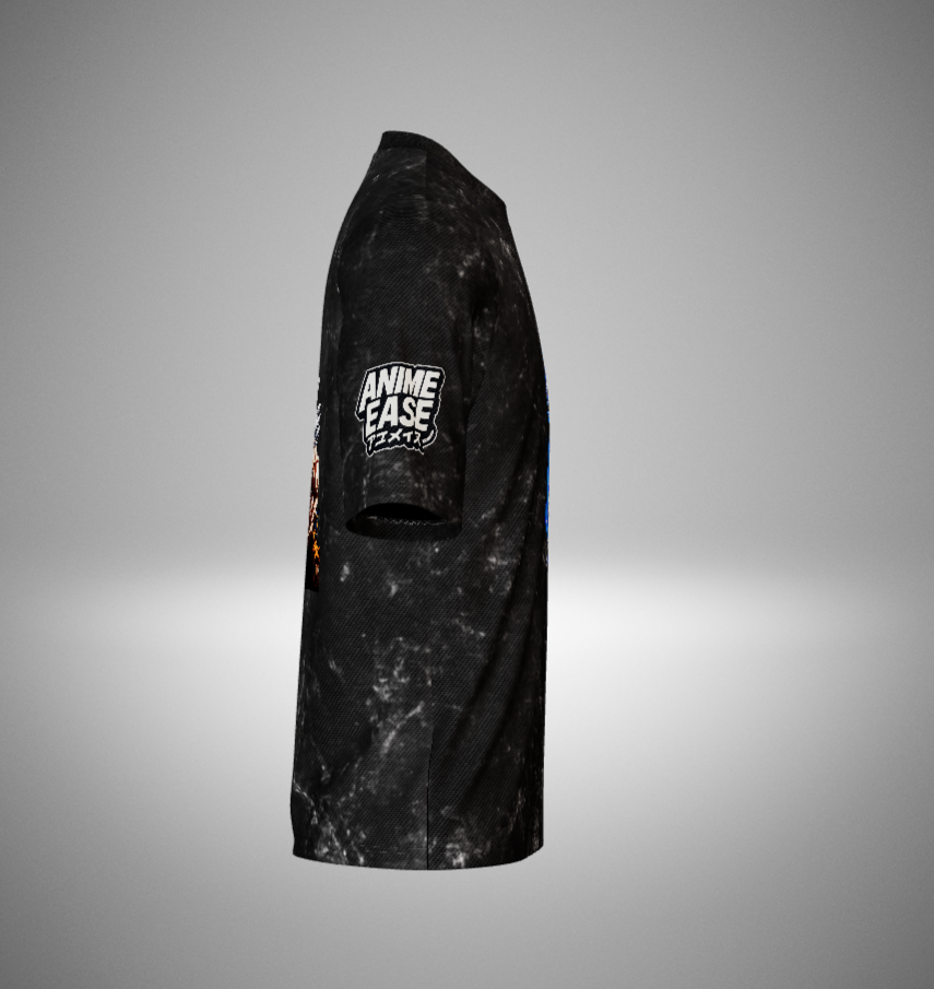 Goku Acid Washed Oversized T-Shirt