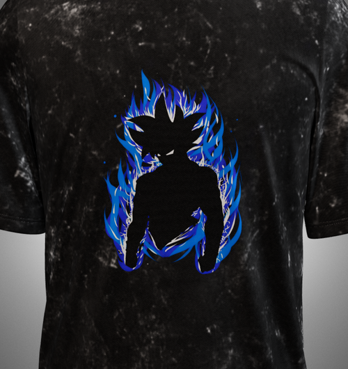 Goku Acid Washed Oversized T-Shirt