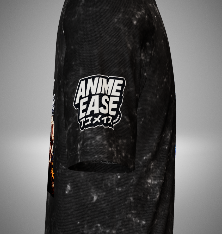 Goku Acid Washed Oversized T-Shirt