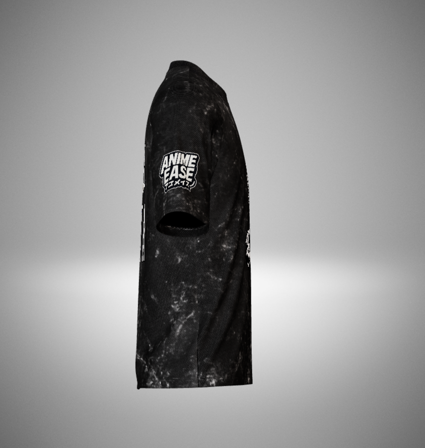 Vegeta Acid Washed Oversized T-Shirt