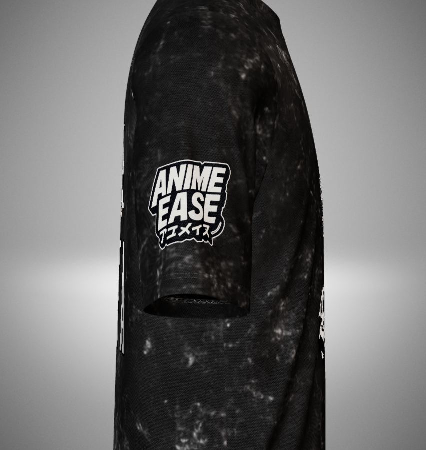 Vegeta Acid Washed Oversized T-Shirt