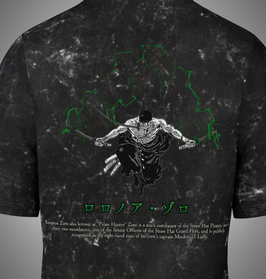 Zoro Acid Washed T-Shirt