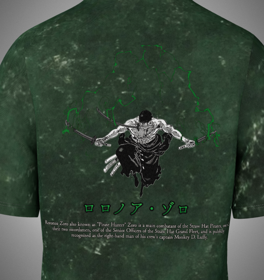 Zoro Acid Washed T-Shirt
