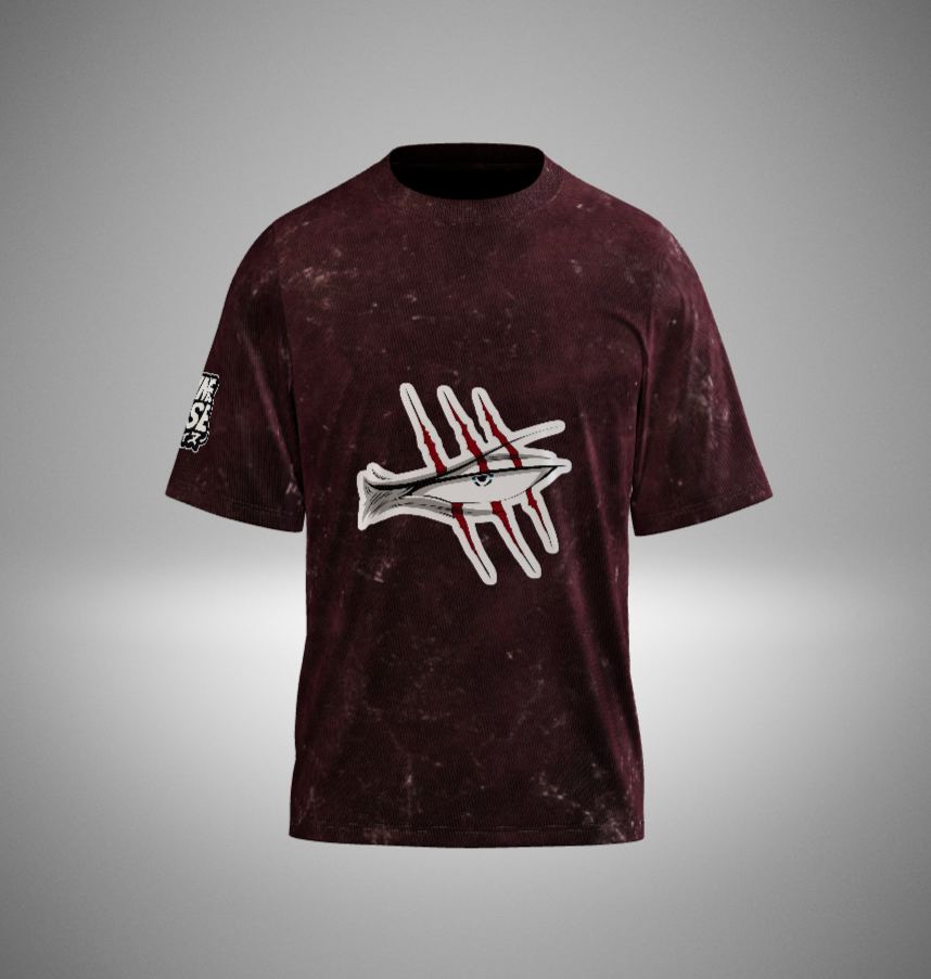 Shanks Acid Washed Oversized T-Shirt