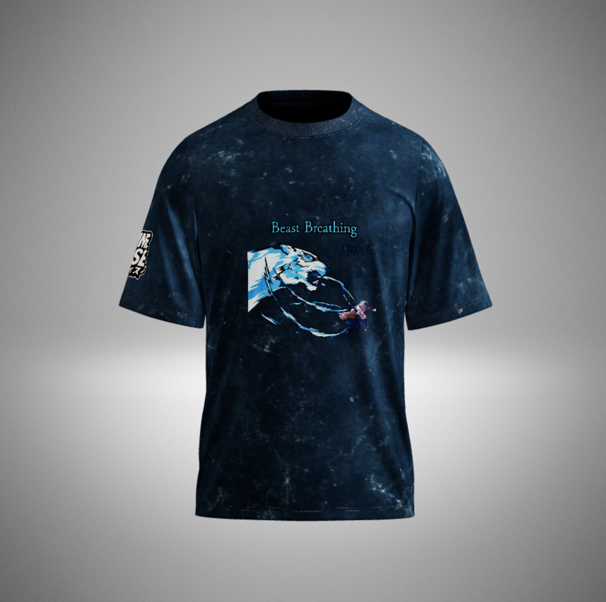 Inosuke Acid Washed Oversized T-Shirt