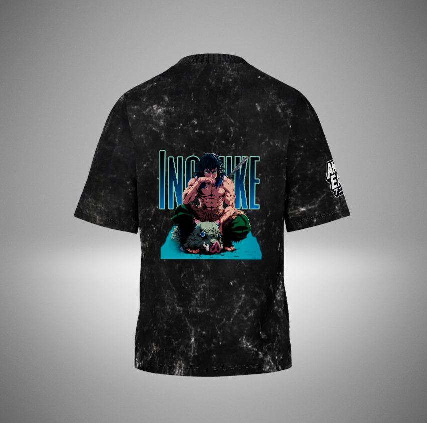 Inosuke Acid Washed Oversized T-Shirt