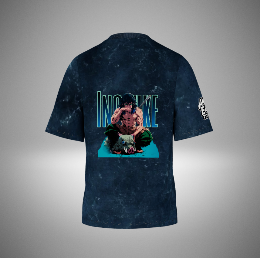 Inosuke Acid Washed Oversized T-Shirt