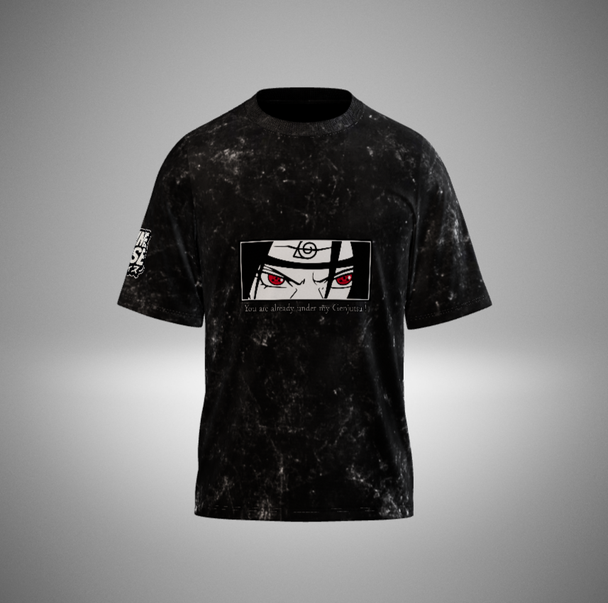 Itachi Acid Washed Oversized T-Shirt