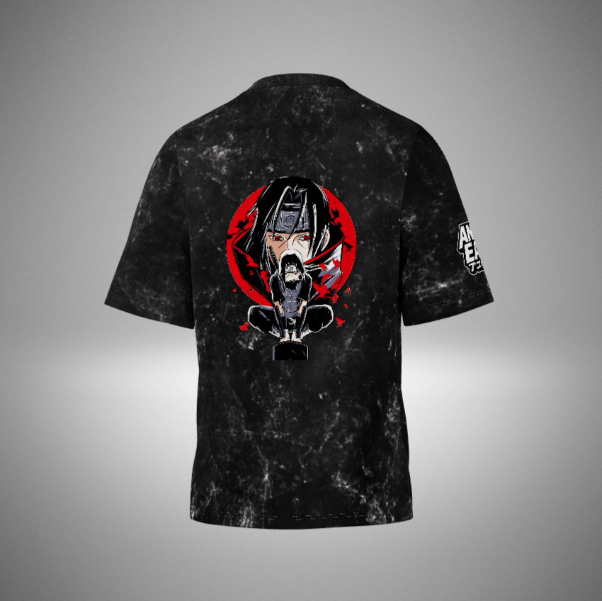 Itachi Acid Washed Oversized T-Shirt