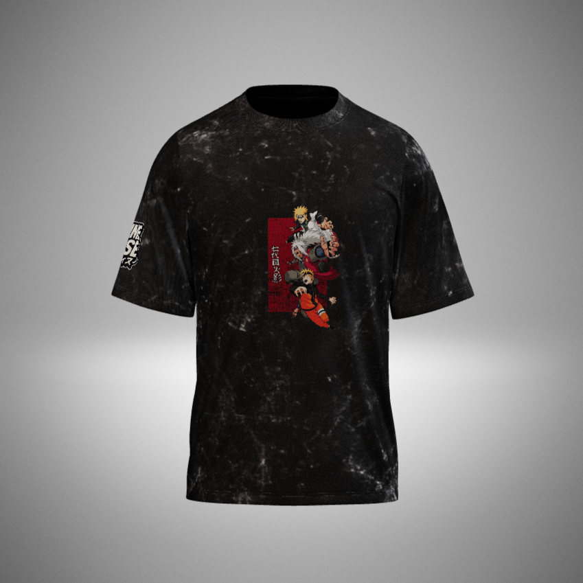 Naruto Life Acid Washed T-Shirt