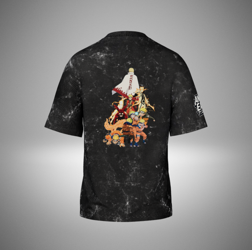 Naruto Life Acid Washed T-Shirt
