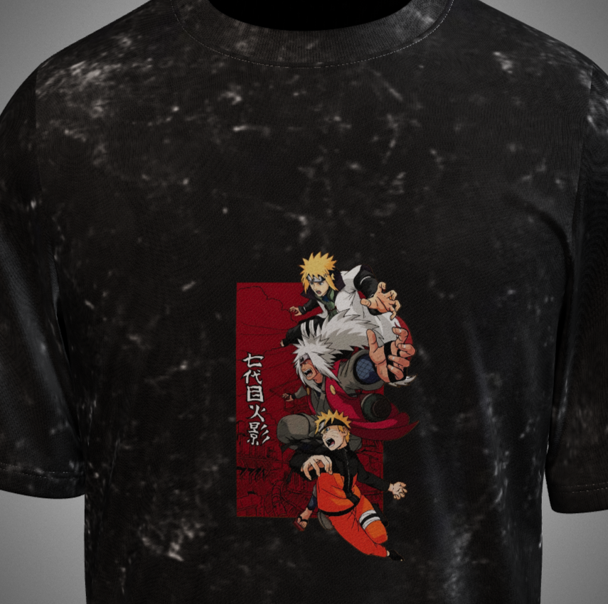 Naruto Life Acid Washed T-Shirt