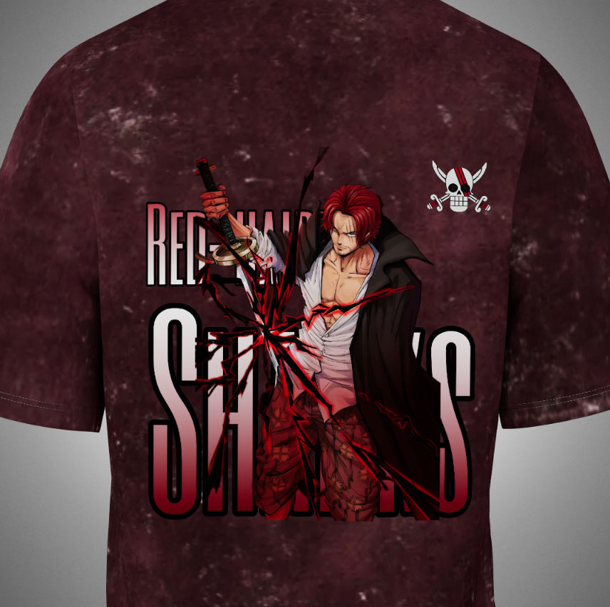 Shanks Acid Washed Oversized T-Shirt