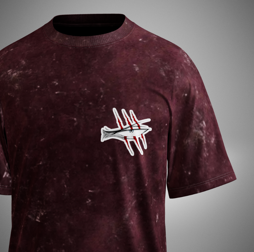 Shanks Acid Washed Oversized T-Shirt