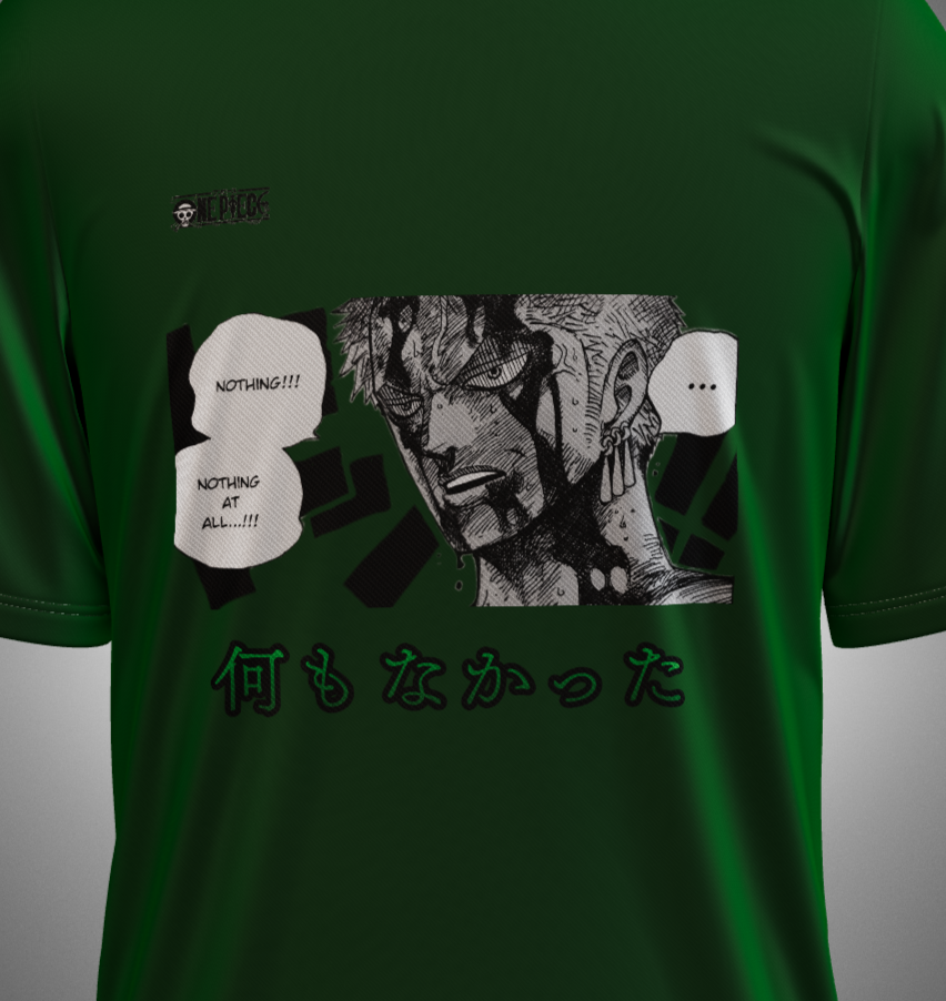 Zoro Nothing Happened Oversized T-Shirt
