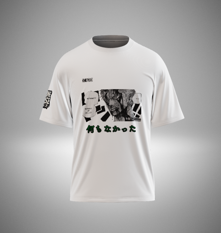 Zoro Nothing Happened Oversized T-Shirt