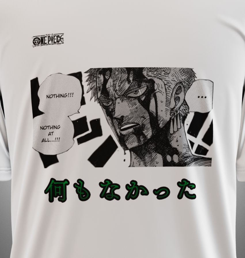 Zoro Nothing Happened Oversized T-Shirt