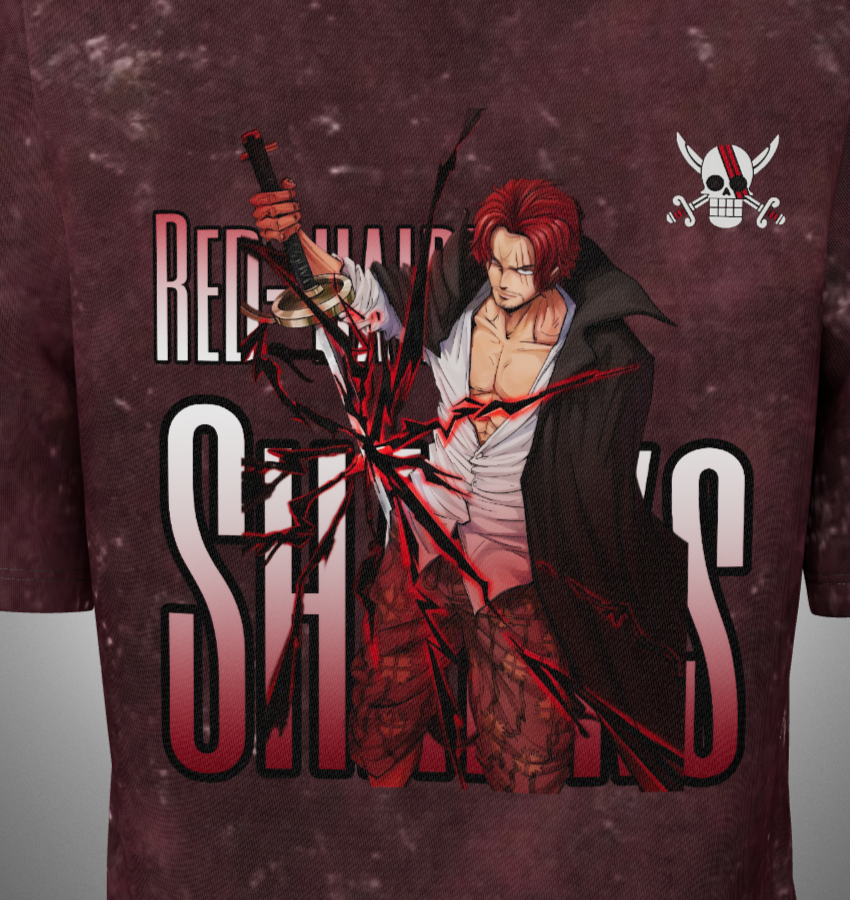 Shanks Acid Washed Oversized T-Shirt