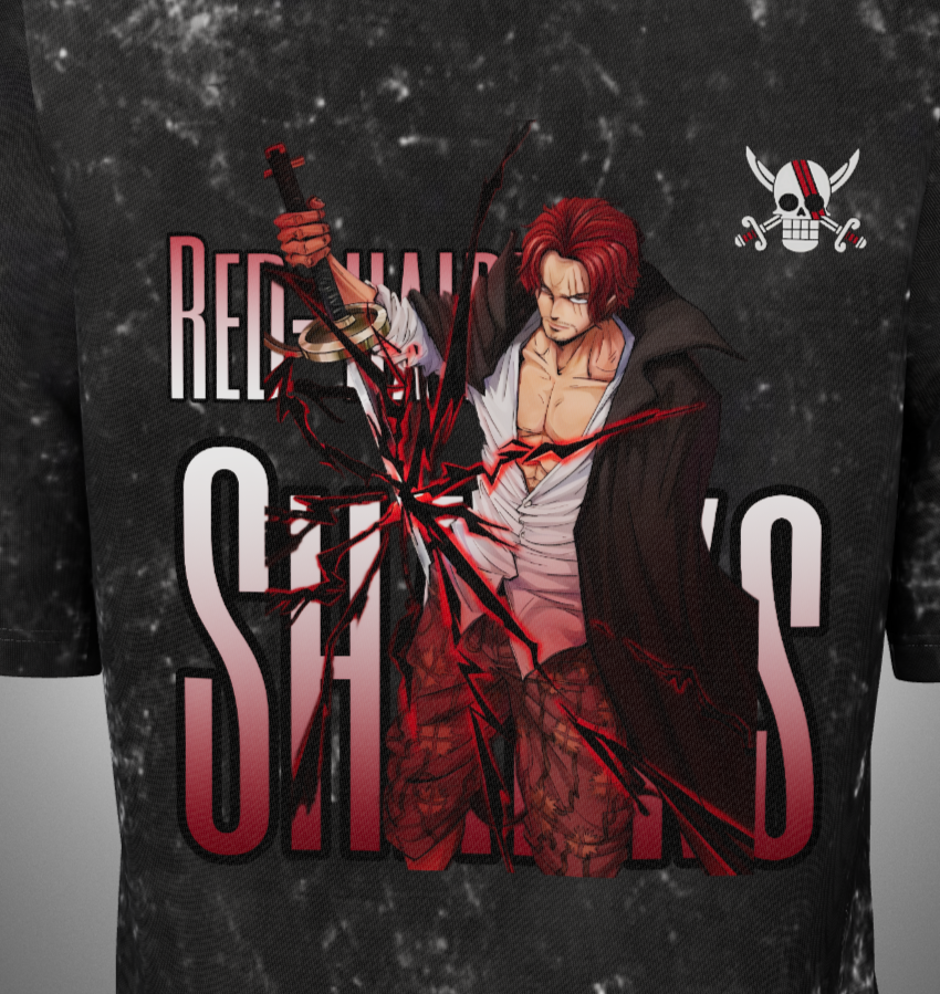 Shanks Acid Washed Oversized T-Shirt